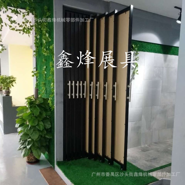 瓷砖抽拉柜展示架 地板展架 陶瓷推拉门展柜 石材地砖瓷片展示架
