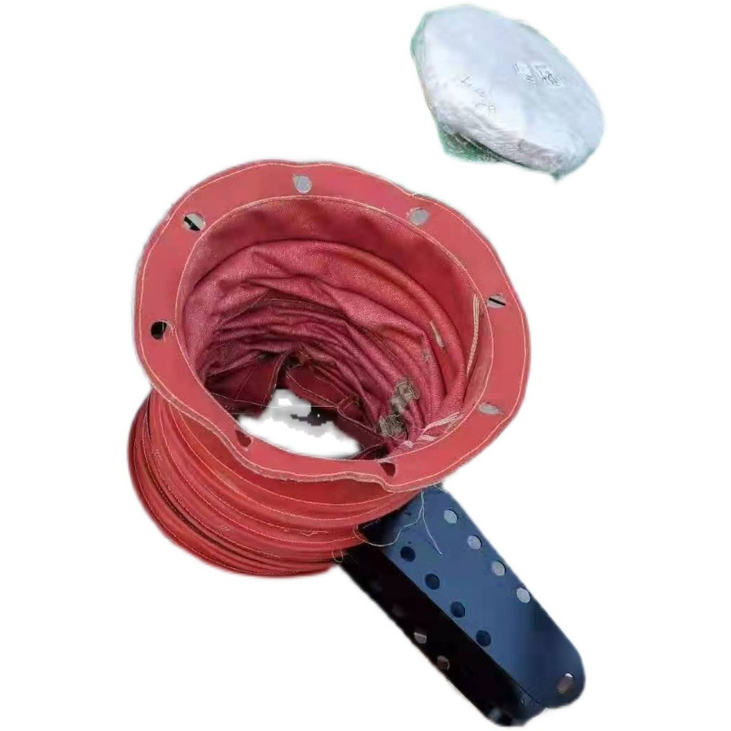 帆布短管帆布伸缩管钢丝帆布短管耐磨帆布软连接_输送帆布软连接