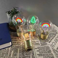 エジソン電球クリエイティブ LED 充電式電球カラフルな楽しい装飾ファッション雰囲気 DIY 雰囲気ハイエンドカラー