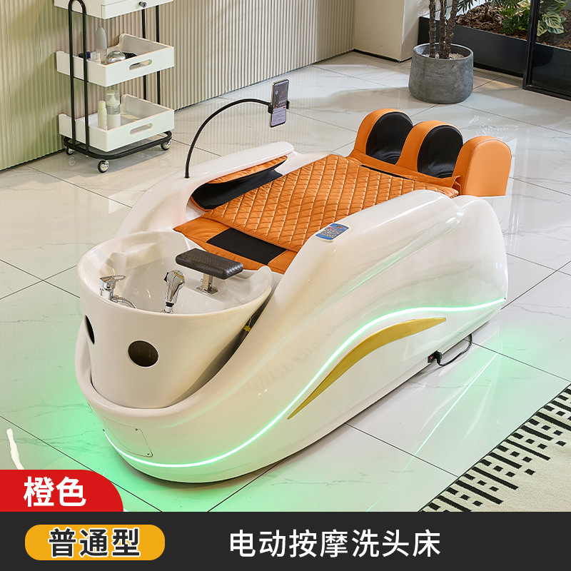 Cerámica bañera FRP masaje cama de lavado de cabello cama eléctrica sala de belleza temperatura constante calefacción cama de masaje fábrica de exportación image 7