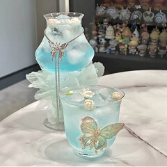 創酒匠網紅夢江南カクテルカップ創意ガラスカクテルカップ高顔値個性組み合わせグラス