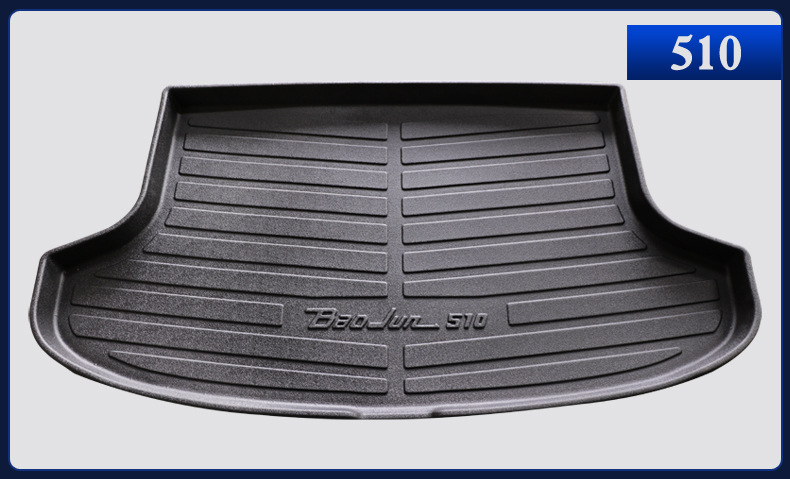 Suitable for 2017 Jinbei Tjatse Trunk Mat, Wear-Resistant and Waterproof Interior Modification Tpe Trunk Mat