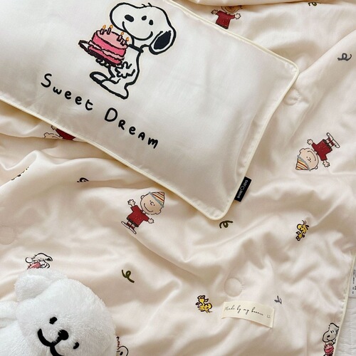 Baby and Parent Bedding Category A 60 Piece Tencel Summer Blanket, Insulating Air Conditioned Blanket, Smooth Silk Bare Sleep Blanket for Kindergarten Nap