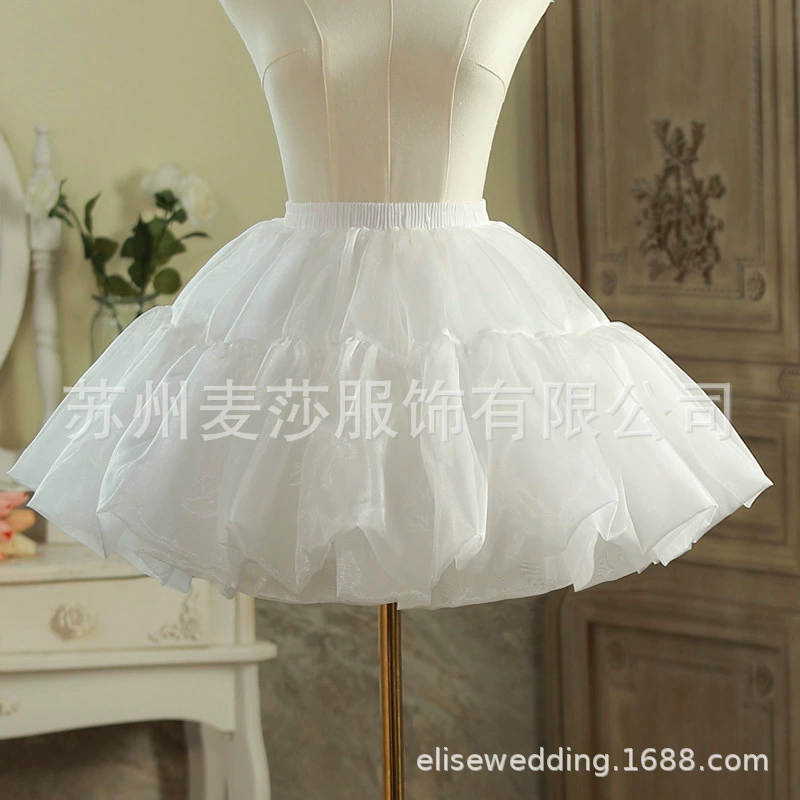 Корсет без косточек, мягкая поддержка, органза, повседневный стиль Лолита, косплей-пэйджинка в стиле Лолита, полуюбка-пышка, оптовая продажа от производителя