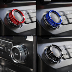 Applicable for Ford F150 from 2016-2019, center console air conditioning knob ring speaker headlight decoration ring car parts