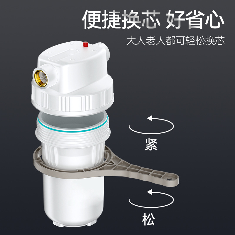 Prefiltro de botella de filtro gordo grande, filtro de tubería gruesa a prueba de explosiones de puerto de cobre de flujo grande de múltiples etapas de una sola etapa