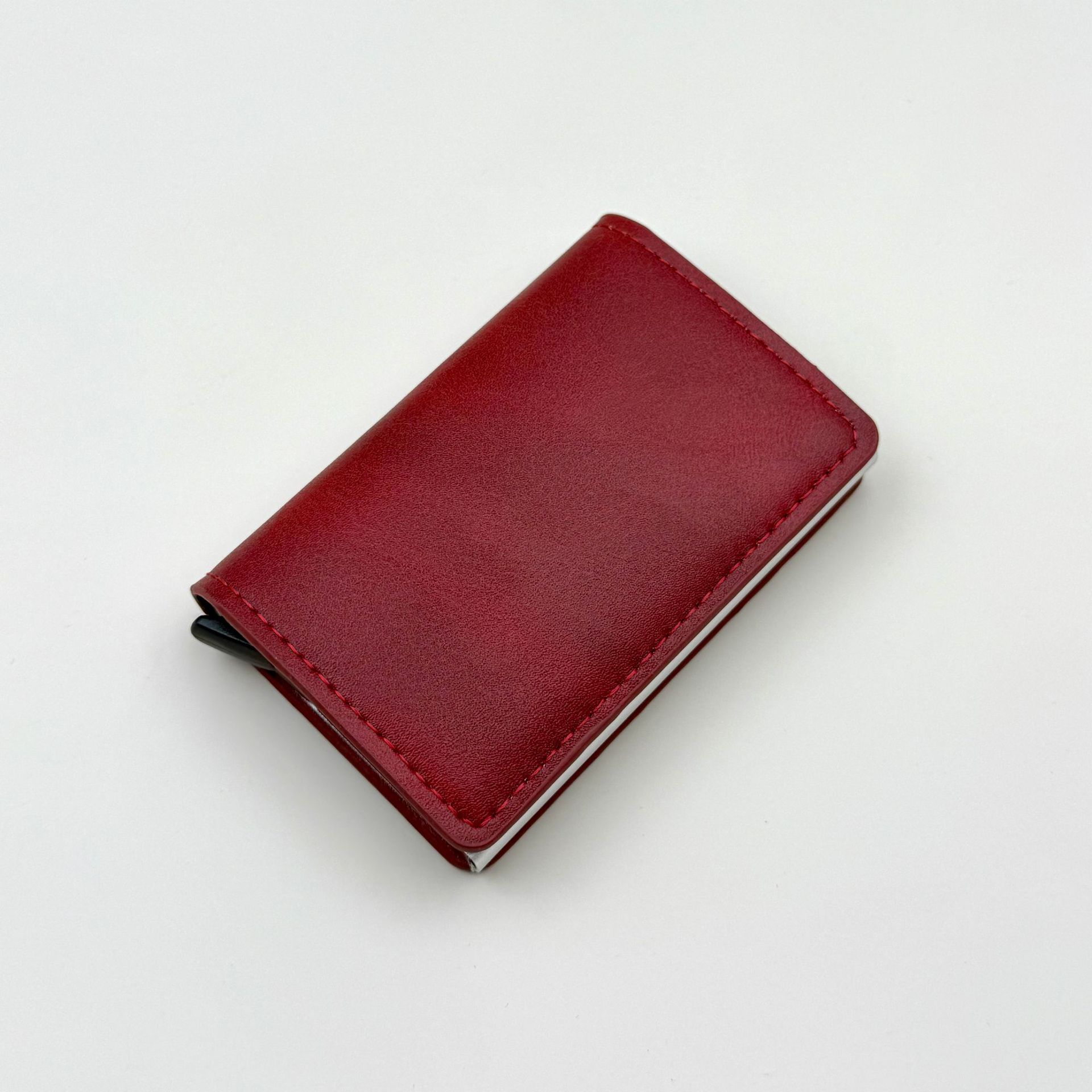 Ventas transfronterizas calientes bolsa de tarjetas RFID multi-tarjeta de gran capacidad compacta anti-damagnetizado portátil anti-robo cepillo cartera de hombres en stock