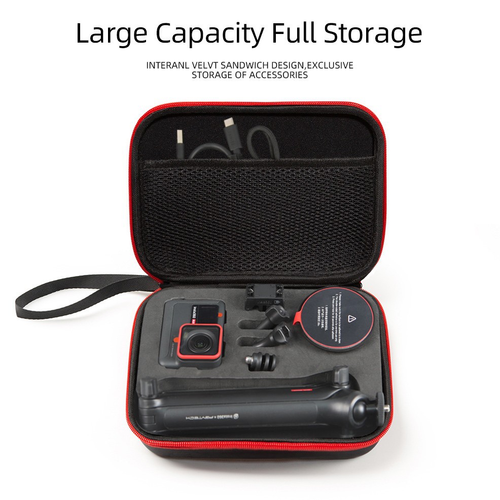 Adecuado para Insta 360 ACE pro deportes bolsa de la cámara portátil resistente a la presión accesorios bolsa de almacenamiento PTZ bolsa de mano
