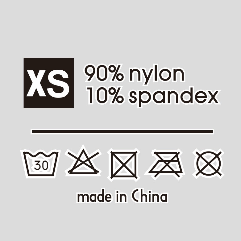 东莞现货高弹现货尺码烫标 带成份热转印烫唛厂家直发有现货