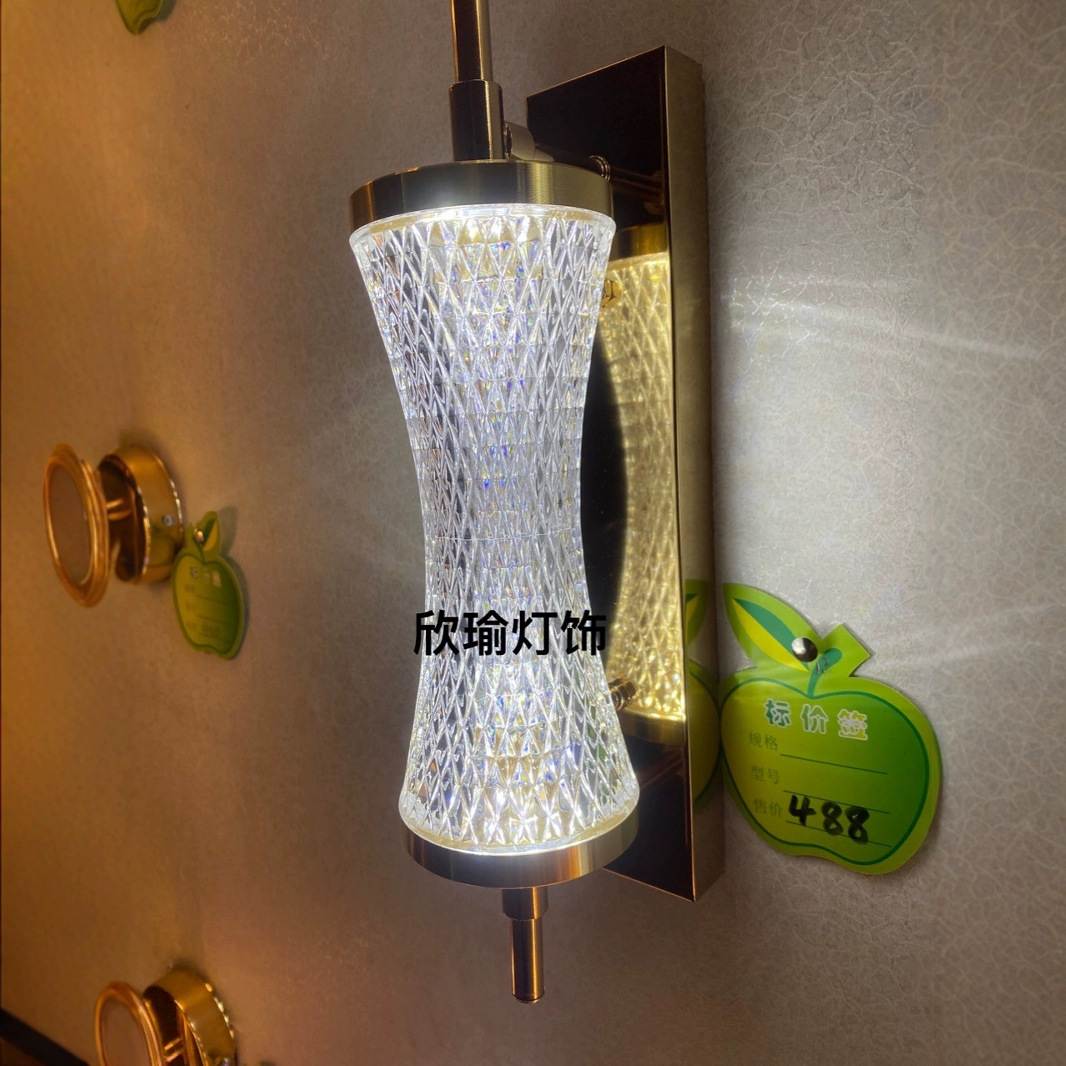 Lámpara de pared moderna led minimalista pasillo hotel escalera pasillo iluminación creativa lámpara de pared de cabecera iluminación Zhongshan