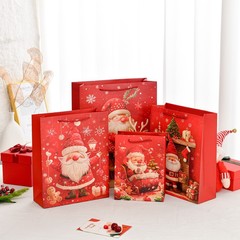 クリスマス漫画老人ギフトバッグアマゾンクロスボーダー輸出クリスマスギフトバッグ大サイズクリスマスお土産バッグ
