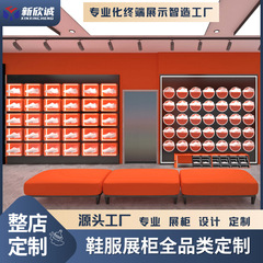 莆田鞋柜专卖店展厅鞋子展示货架精品店发光陈列架亚克力整店定制