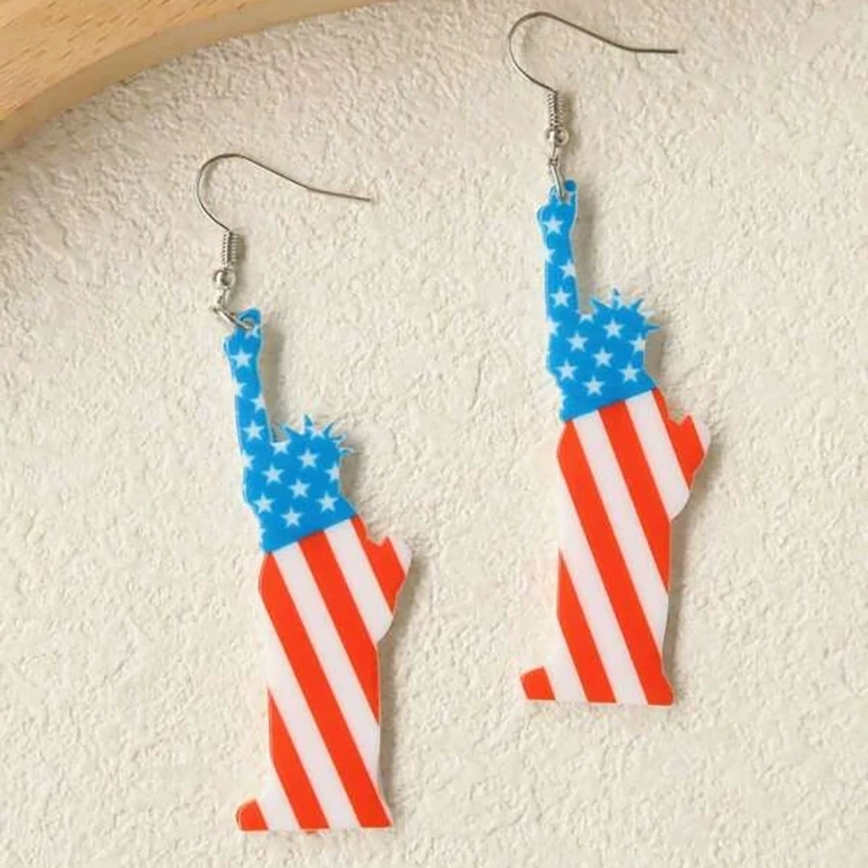 Креативные серьги, аксессуар, США