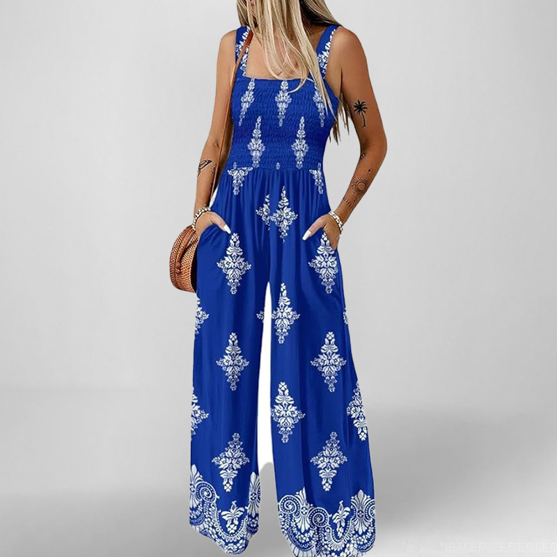 2026 primavera nuevo comercio exterior transfronterizo de Europa y Estados Unidos ropa de mujer delgada elegante ocio impresión de camisetas de piernas anchas