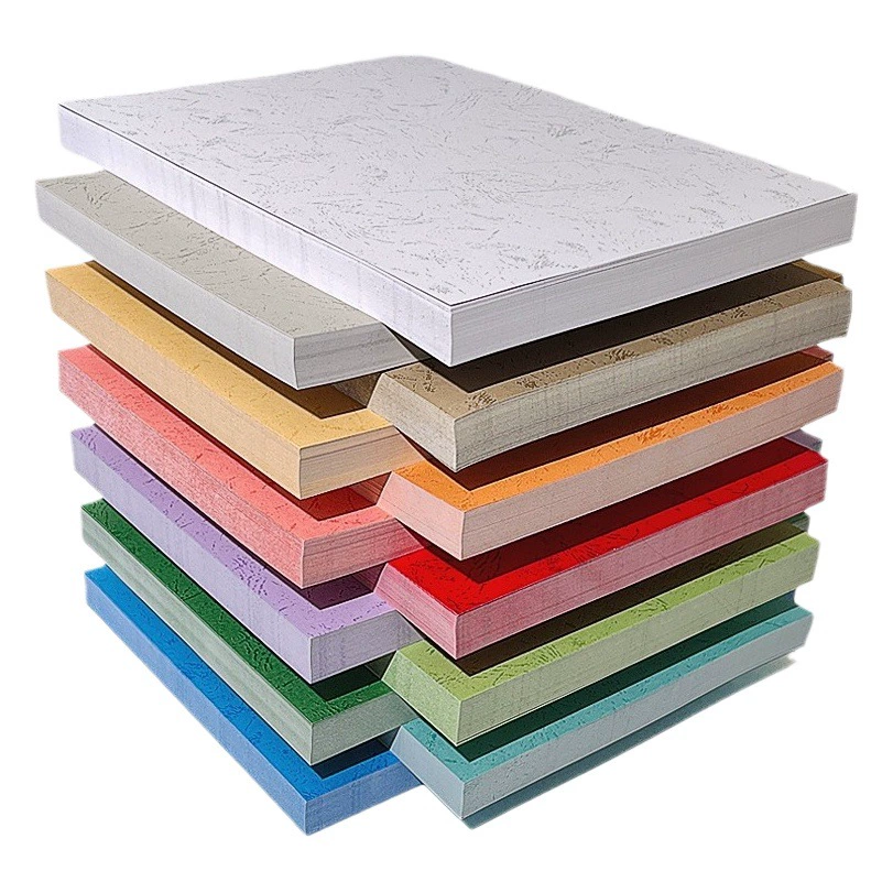 Книга 180-граммовая переплётная бумага для обложки A4/A3 картон цветной плоской кожаной бумаги для обложки книги