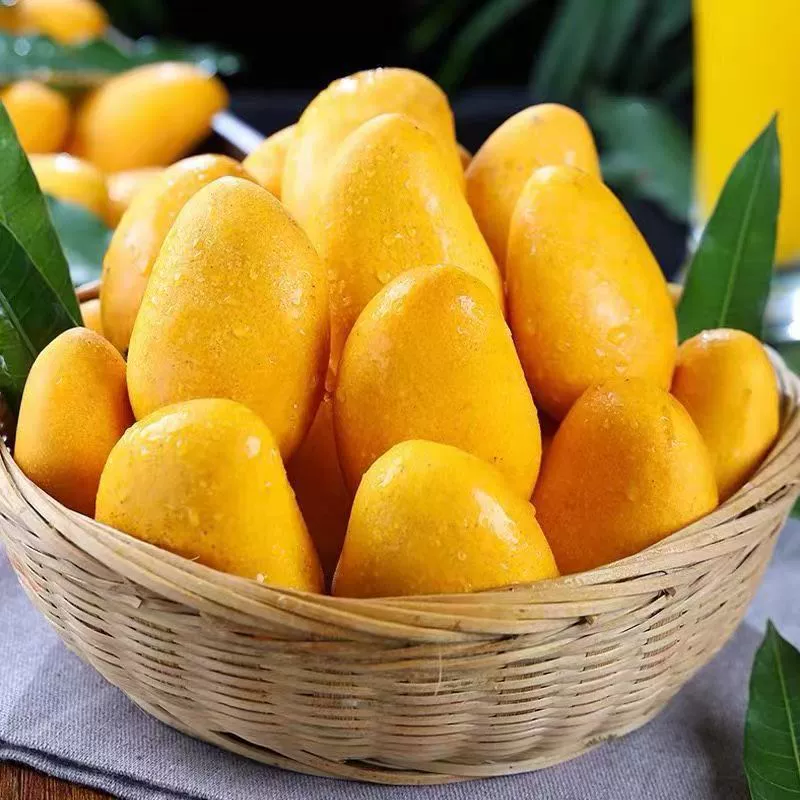 Хайнань Сяотайман сезонные свежие фрукты 4.5kg манго сезонные специальные фрукты свежесобранные манго большие фрукты целая коробка бесплатная доставка