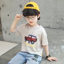 童装男童短袖夏装儿童时尚T恤男孩韩版上衣新款中小童宝宝上衣