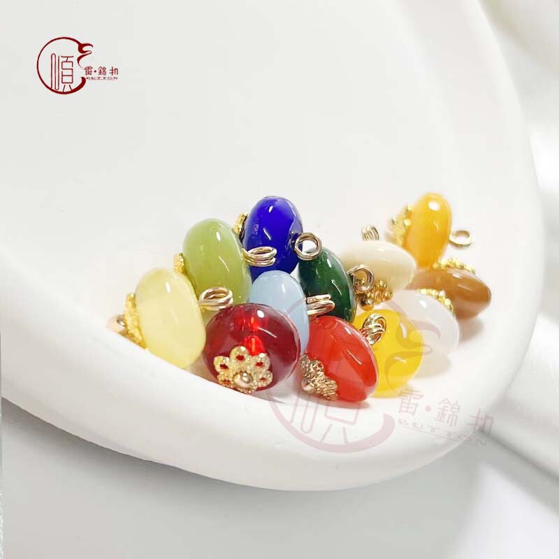 Qipao, Hanfu, Tang Suit, Knitwear, Abacus Bead Buttons, Spacer Beads, DIY Accessories, Clothing Buttons, Disc Buttons, Woolen Coat