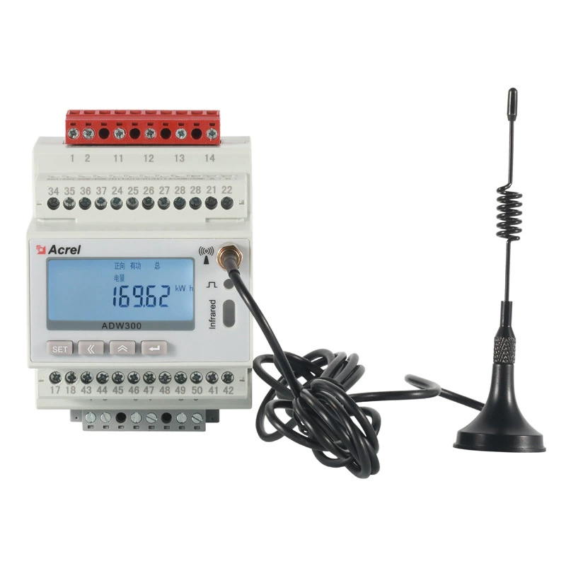 Анкори ADW300W/CK трехфазный беспроводной счетчик, 4G, lora связь, стандартная с трансформатором 100A