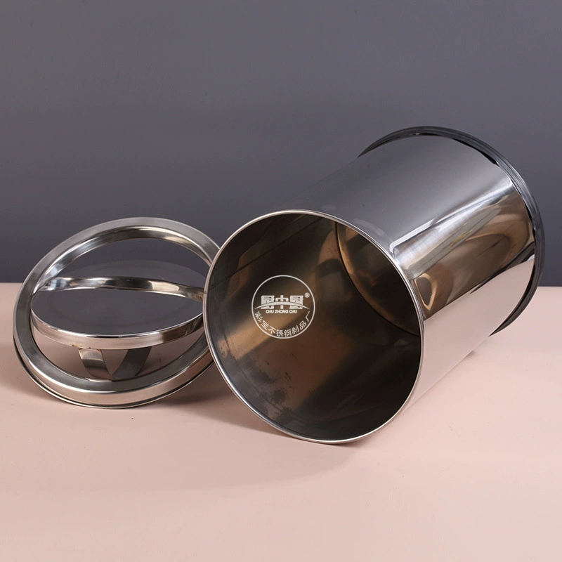 Garbage can stainless steel for commercial use, increased thickness