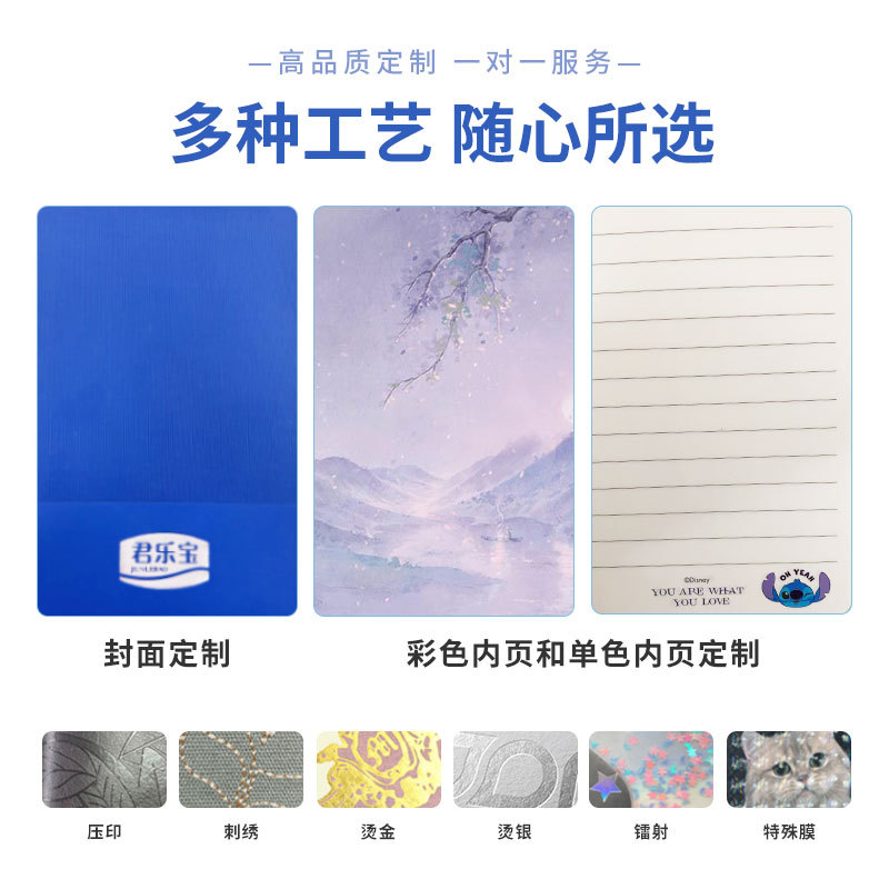 レトロ牛革コイルノート