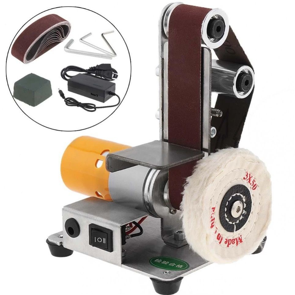 超大动力895电机小型家用立式帆船砂带机家用多功