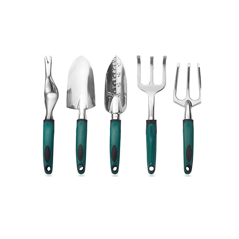 厂家直销花园工具套装 墨绿5件套园艺工具套装 Garden Tool Sets