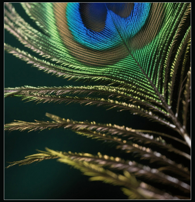 SM Feather Teasing Stick in Green Alloy Handle for Adult Couples — detail image 15