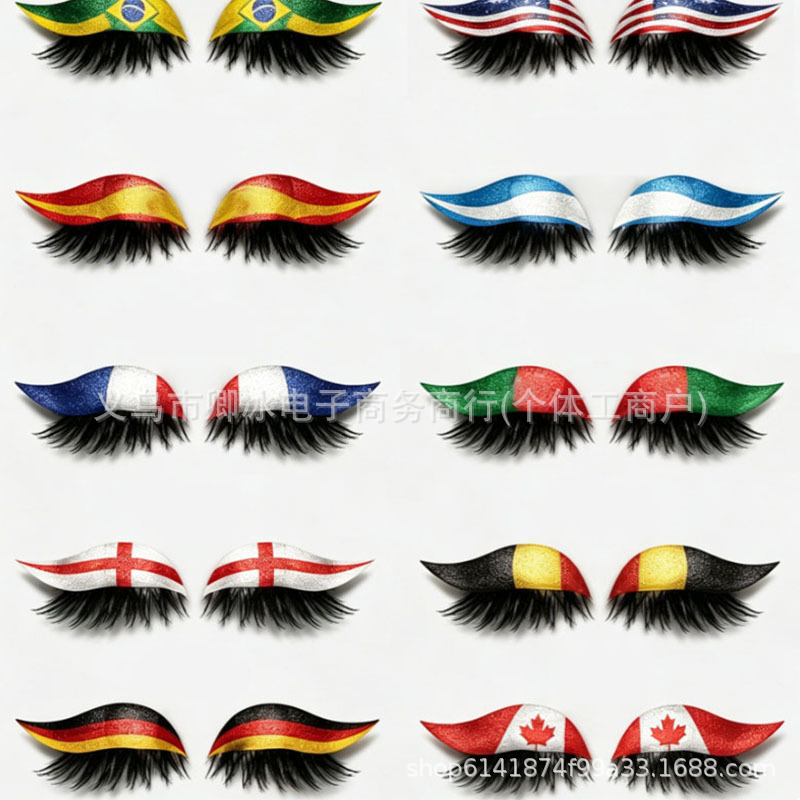 2026 Cross-Border New Product Eyelashes and Eyeshadow Stickers, Face and Hair Star Glitter Eyeshadow Festival 2026 Cross-Border New Product Eyelashes and Eyeshadow Stickers, Face and Hair Star Glitter Eyeshadow Festival