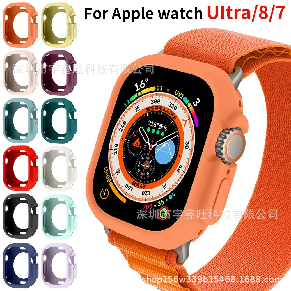 Подходит для Apple Watch Apple 8 представитель Shell Ultra конфетного цвета защитный чехол из ТПУ 49 мм защитный чехол