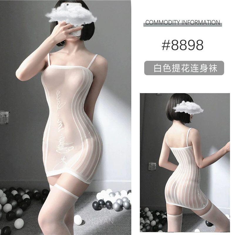 Crotchless sheer bodysuit, thin tights, lifting/contour effect, multiple styles