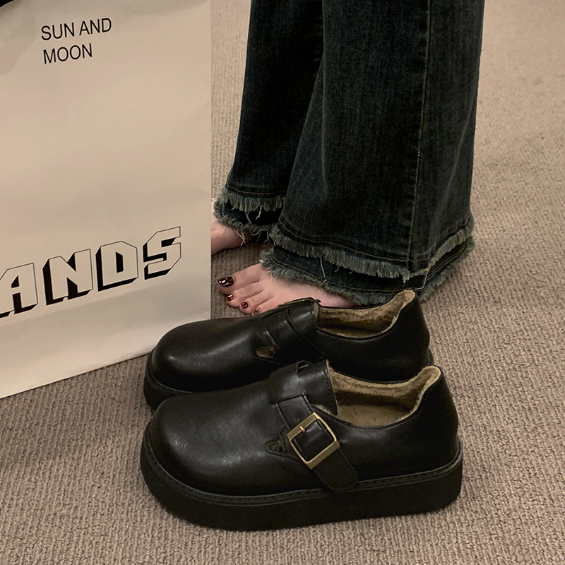 Botas de nieve de mujer todo incluido con suela gruesa y terciero, otoño y invierno de 2024 nuevo suela ultra suave
