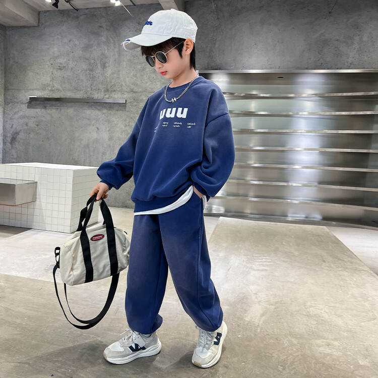 Set di tinture da appendere per ragazzi 2023 Primavera Autunno Nuovo maglione alla moda per bambini Set in due pezzi, Big Boy Pippy e_voghion.com