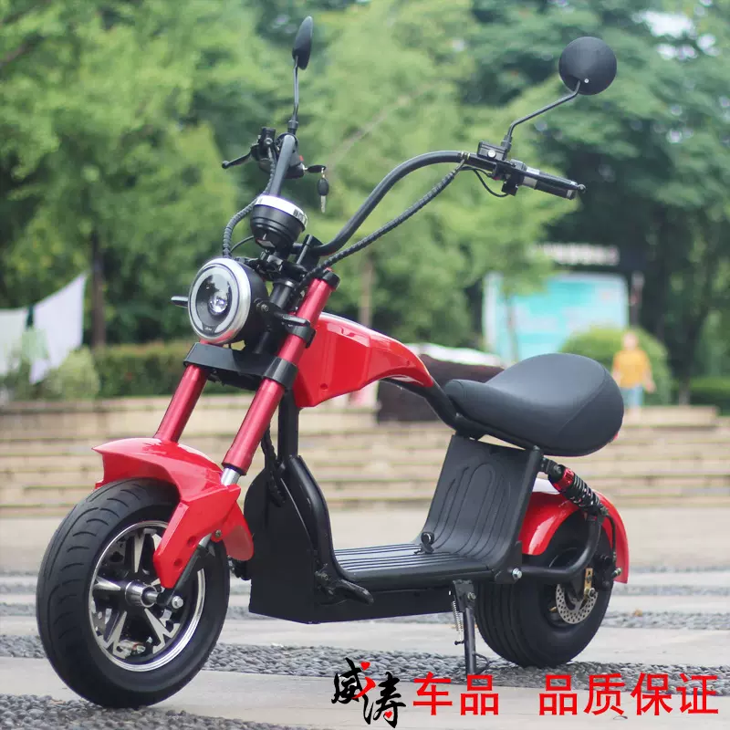 定制哈瑞雷斯小太子电动车锂电池小哈雷电瓶车成人小型宽胎滑板车