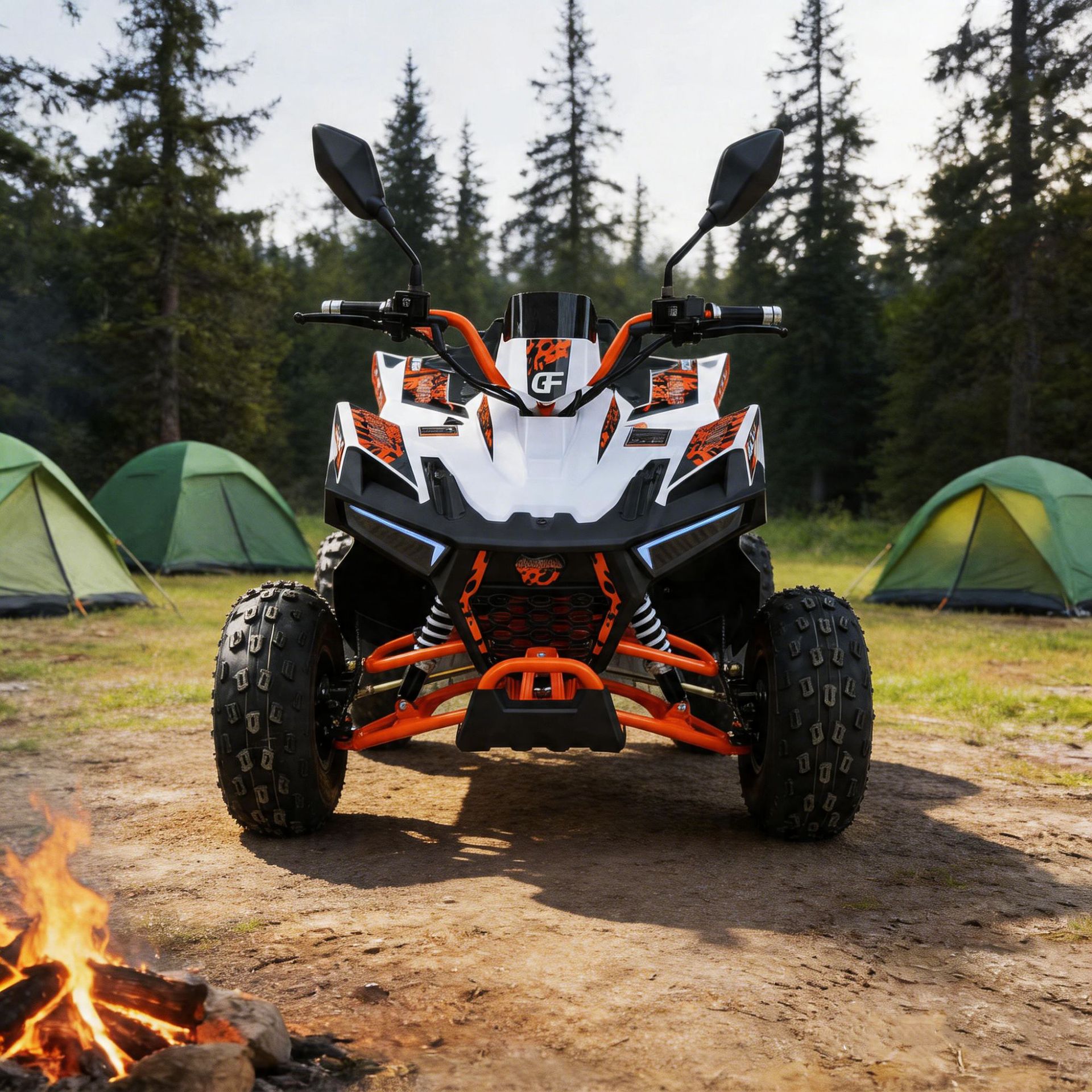Shunrui brand electric ATV all-terrain beach vehicle for scenic area operations, adult mountain bike, four-wheel motorcycle