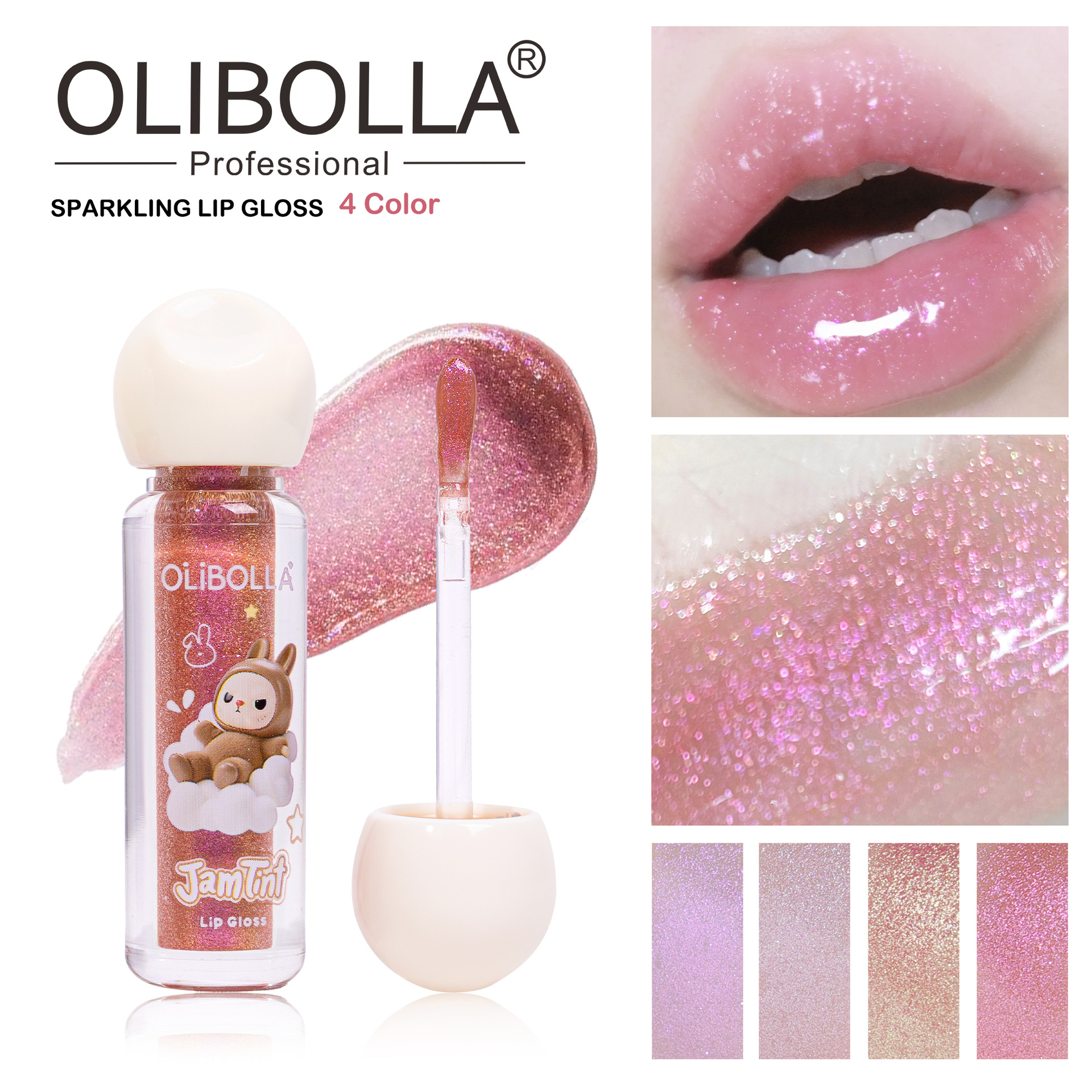 Esmalte labial brillante de lápido de lápido brillante de lápido brillante