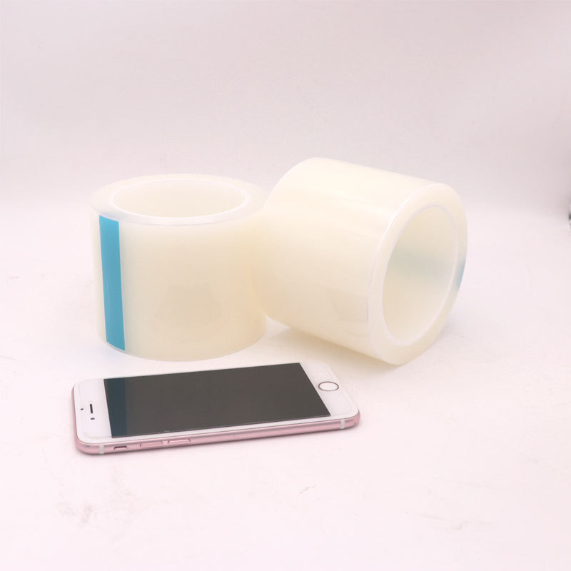 Teléfono móvil computadora pe película de polvo película de limpieza de pantalla transparente película adhesiva de película de polvo de teléfono móvil cinta adhesiva de pantalla digital