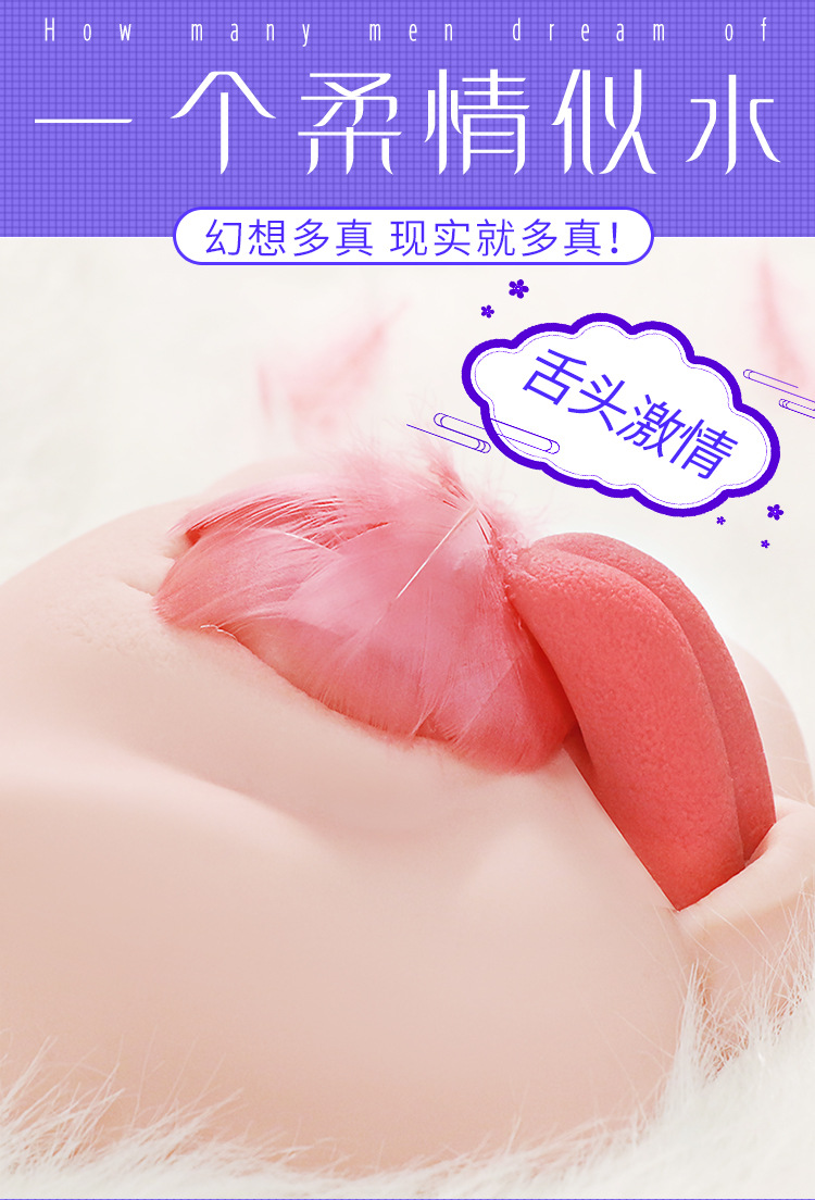 TPE Half-body Male Masturbator with Simulated Buttocks, Manual Insertable Adult Toy — detail image 7