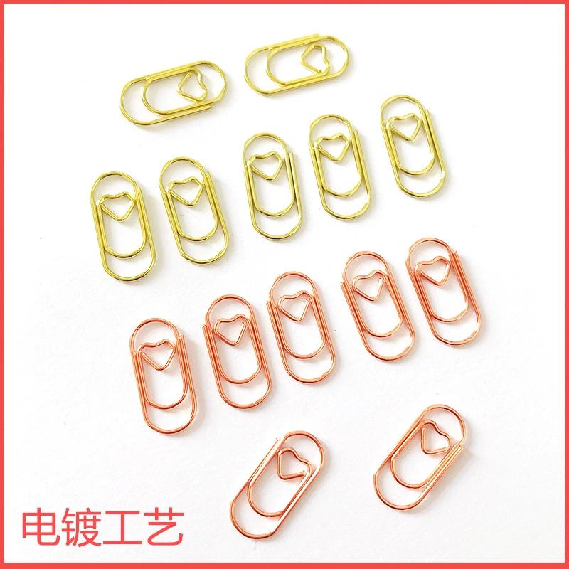 Симпатичные Мини Любовь скрепки оптом маленький размер звезды металлические скрепки античный 20 мм Сердце Клип