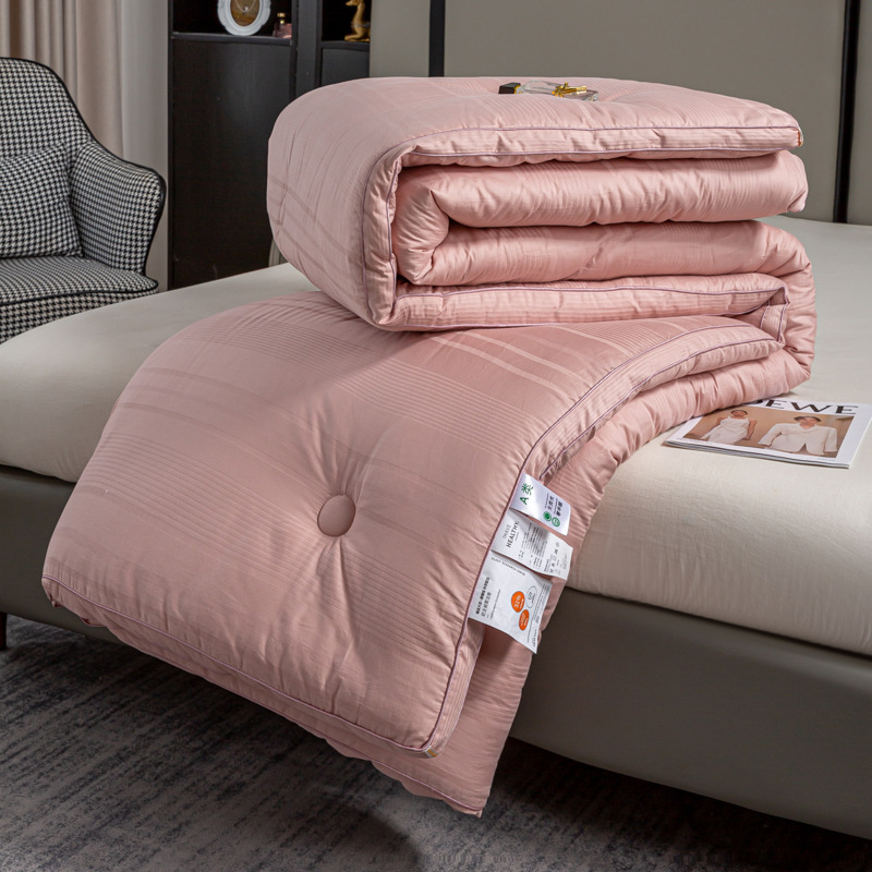 Wholesale Class a Pure Cotton Soybean Fiber Quilt, Pure Cotton Thickened Warm Winter Quilt, Quilt Core for Spring and Autumn, Student Dormitory