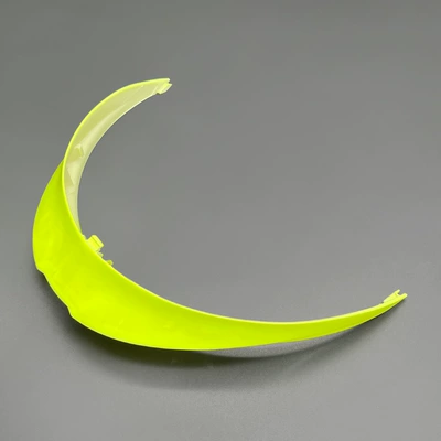 Personalized Modified Tail Fin — Dəbilqə (Kaska) aksesuarları - k1-tail-wing-fluorescent-yellow-with-hot-melt-adhesive