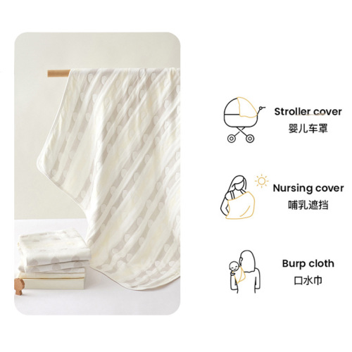 Newborn baby blanket newborn blanket gauze bamboo fiber delivery room bag single skin-friendly absorbent cotton baby outing sleeping bag