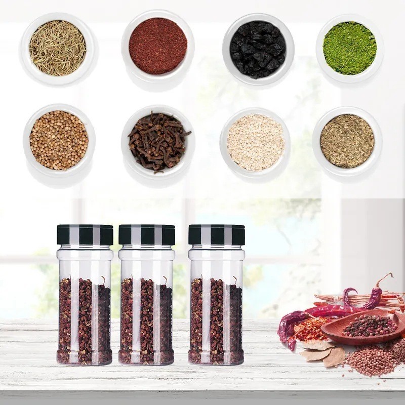 メーカー現物プラスチック二重蓋調味料瓶BBQバーベキュー分注瓶戸外調味料散布瓶携帯|undefined