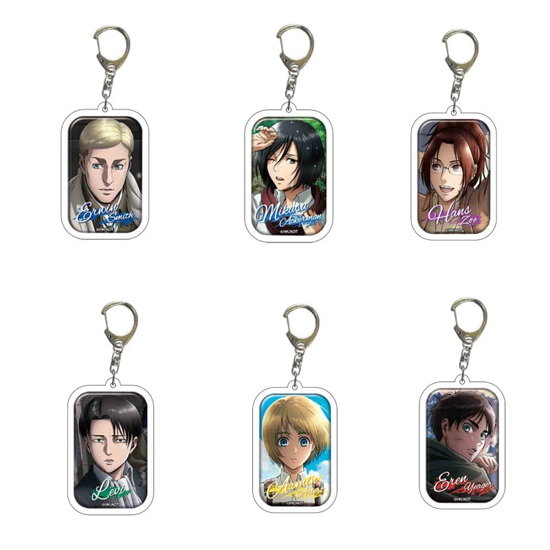 Pendant, comics, double-sided acrylic keychain, bag decoration