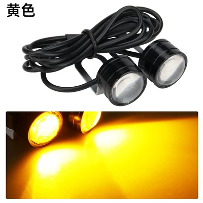 Gündüz işıqları lamp 23MM eagle eye lamp - yellow-flash-one-pair