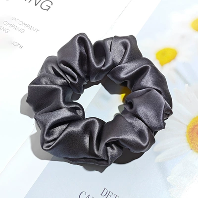 4/6cm Large Size High-End Hair — Saç üçün rezinlər - 30mm-4cm-hair-tie-soft-gray