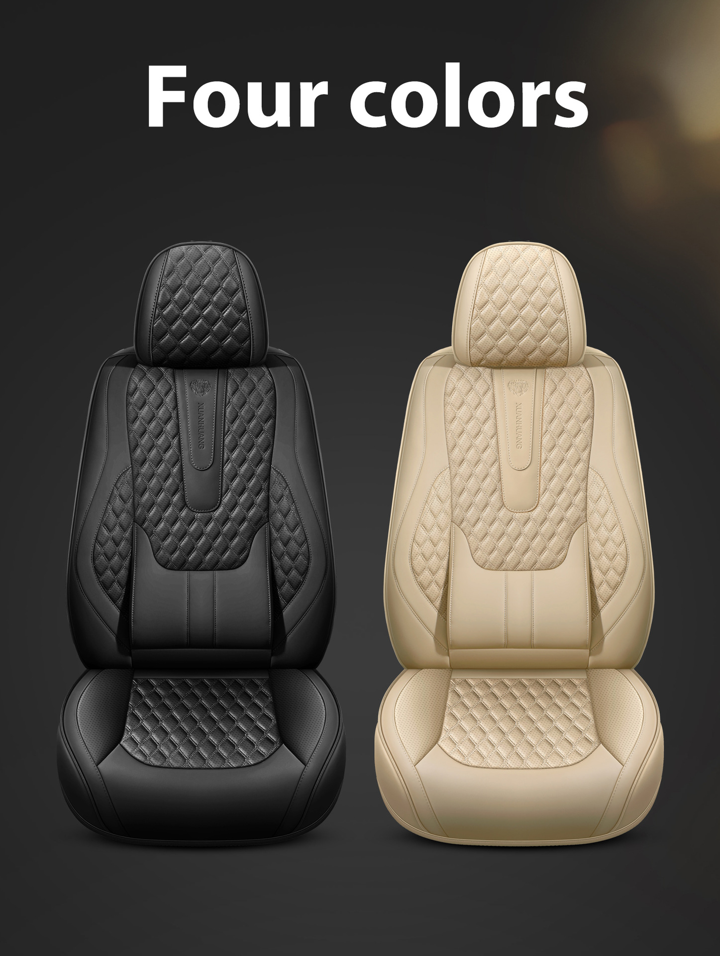New Foreign Trade Car Seat Cushions, Full Leather, Full Coverage, Universal for All Seasons, Five-Seater Car Seat Cushions, Factory Wholesale