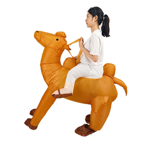 Cross-border ghost hugs dinosaur turkey flamingo elephant camel Pi Star Milky Way cowhide Pikachu running dragon inflatable suit