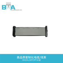 2.0mm�g��20Pinĸ��ĸ������IDC��ƽ��28AWG���ž�PCB ���B���ž�
