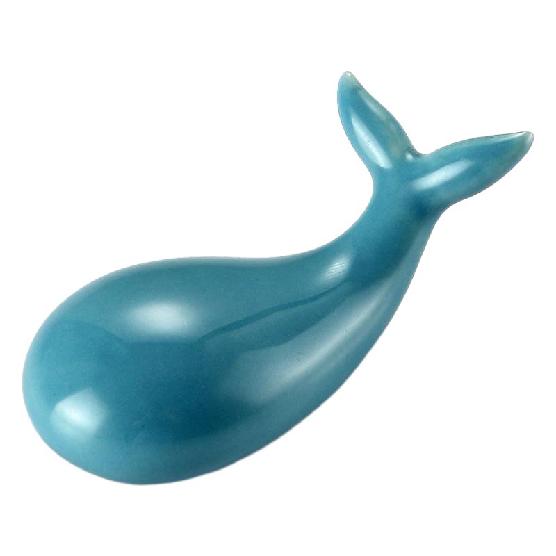 Creativo lindo de cerámica hogar ballena palillos titular personalizado palillos titular almohada cuchara titular vajilla Mesa